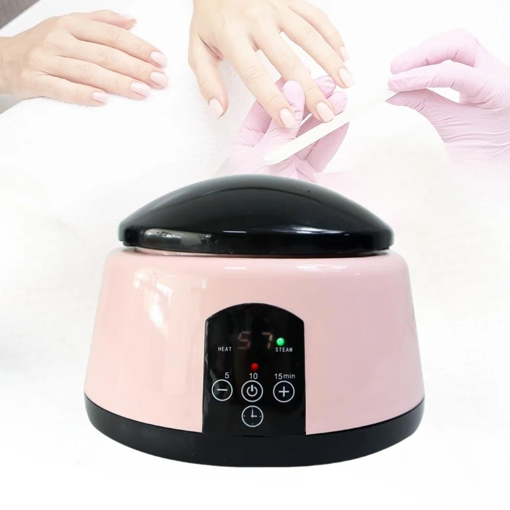 One-Hand Nail Steamer for Gel Polish Removal with Listed Auto Shut-Off Feature, 110–120V US or 220–240V EU Options for Adult Home Manicure Routines