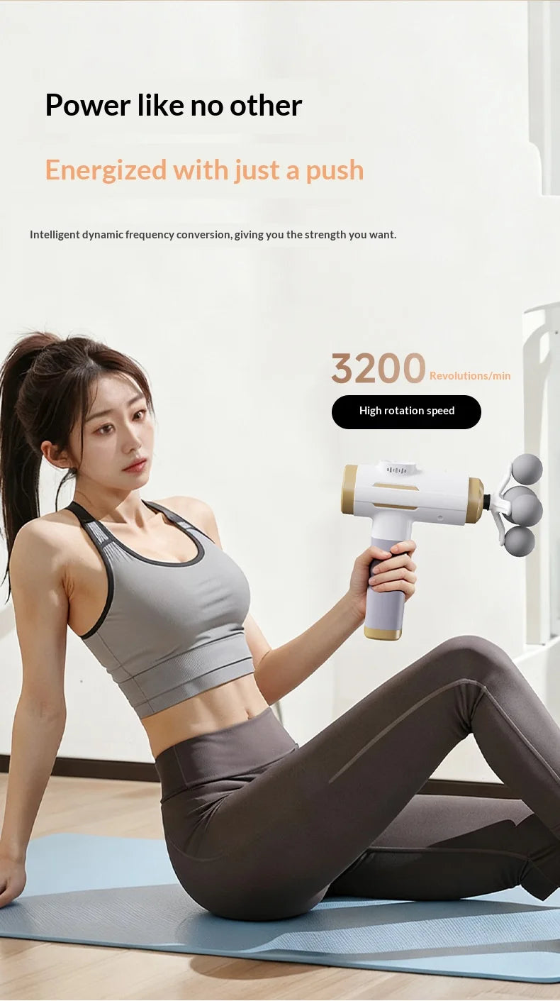 99-Level Electric Body Massager with Listed 11-in-1 Design, High-Frequency Vibration Personal-Care Device in Black or White with USB Type-C Option