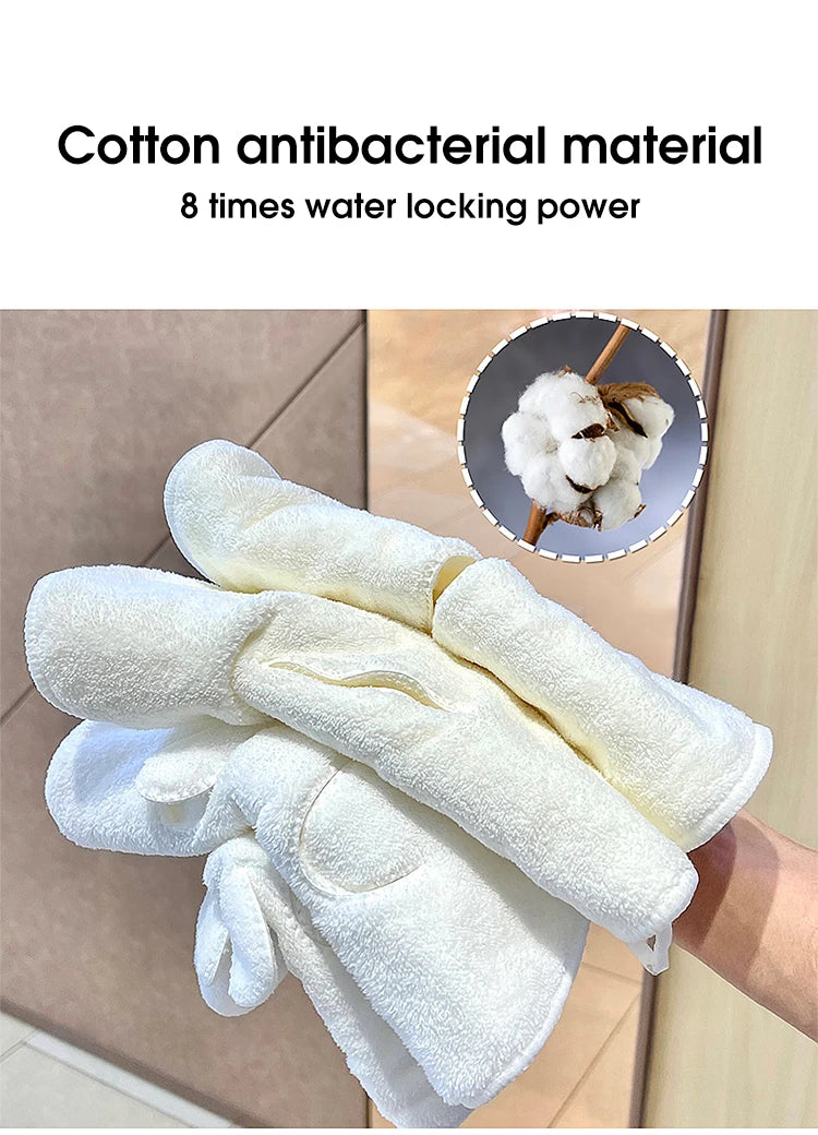 Face Compress Towel with Ear-Hanging Design, Single-Hole or Three-Hole Facial Cloth Options for Instruction-Guided Warm or Cool Wet Skincare Routines