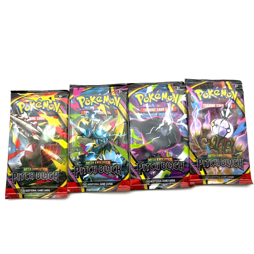 Pokemon Trading Card Assortment with English-Language Listing, Five-Bag, Ten-Bag and Box Options for Card Sorting, Collection Displays and Casual Hobby Use