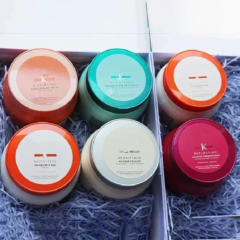Hair Conditioning Care with Black Diamond, Strong Repair, Nourishing, Softening and Color Care Option Labels for Cosmetic Moisture and Shine Routines