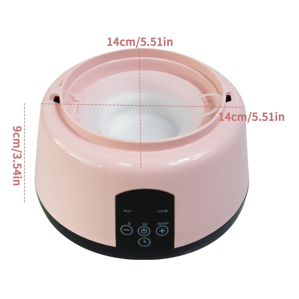 One-Hand Nail Steamer for Gel Polish Removal with Listed Auto Shut-Off Feature, 110–120V US or 220–240V EU Options for Adult Home Manicure Routines