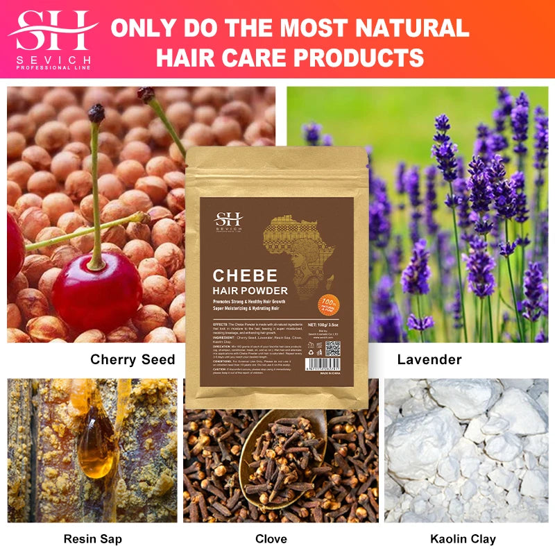 Chebe Hair Powder with One, Two or Three-Piece Pack Options for Label-Guided Cosmetic Hair Care Selection and Personal Routine Planning