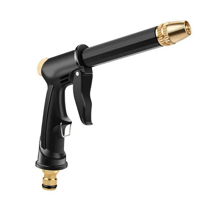 Car Wash Hose Nozzle with ABS Shell and Aluminum Alloy Gun, Black Single, 3pcs, 5pcs or Water Gun Set Options for Vehicle Rinsing and Garden Watering