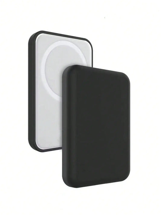 Power Bank Protective Case, Soft TPU Cover Compatible with Apple's Original MagSafe Wireless Battery Pack, One Piece in White, Pink or Black