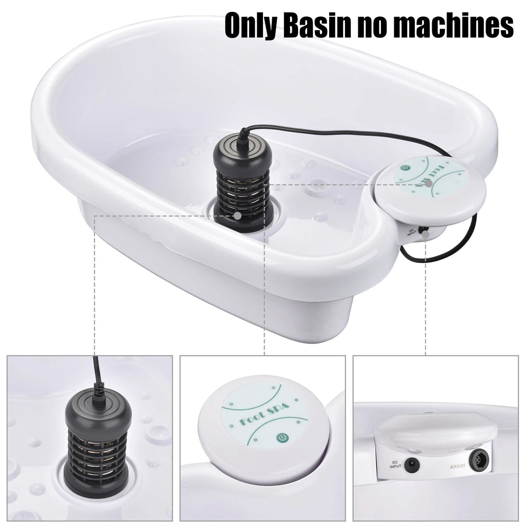 Foot Soaking Basin Only for Personal Foot Bath Routines, Standalone Foot Spa Tub Selection without Verified Heating, Vibration or Ionic Equipment