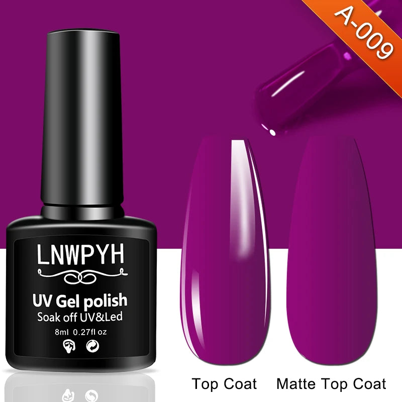18-Color Gel Nail Polish Kit by LNWPYH with Three Extension Gel Colors, Base and Top Coats, UV LED Lamp and Nail Drill Reference for Adult Manicure Designs