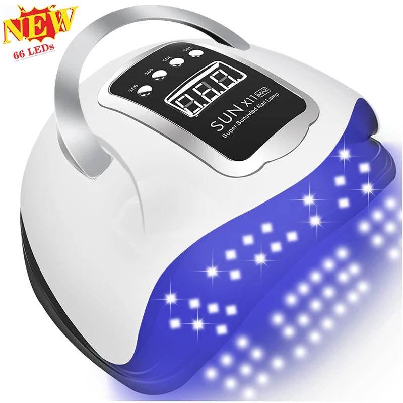 Gel Nail Polish Kit with UV LED Lamp and Electric Nail Drill, 27 Polish Colors and 4 Extension Gel Colors for At-Home Manicure and Nail Art