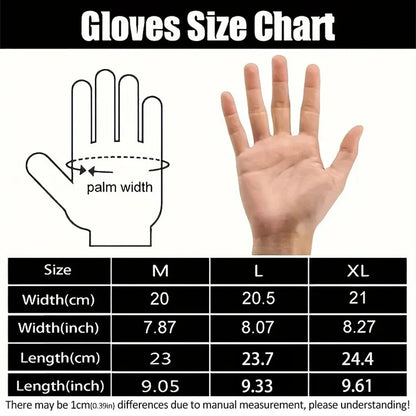 Winter Touchscreen Gloves for Men and Women, Cold Weather Cycling, Running and Hiking Handwear in Gray or Black with M, L and XL Size Options