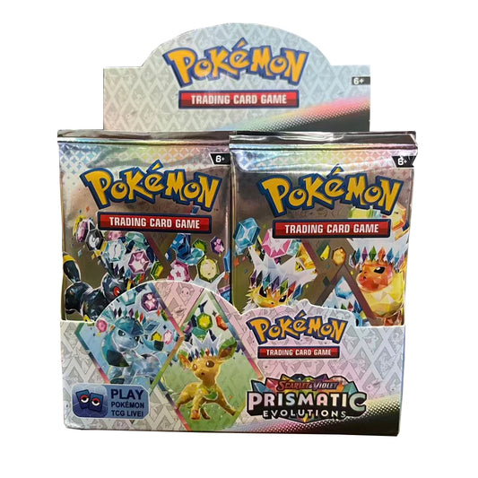 Pokemon Trading Card Assortment with English-Language Listing, Five-Bag, Ten-Bag and Box Options for Card Sorting, Collection Displays and Casual Hobby Use