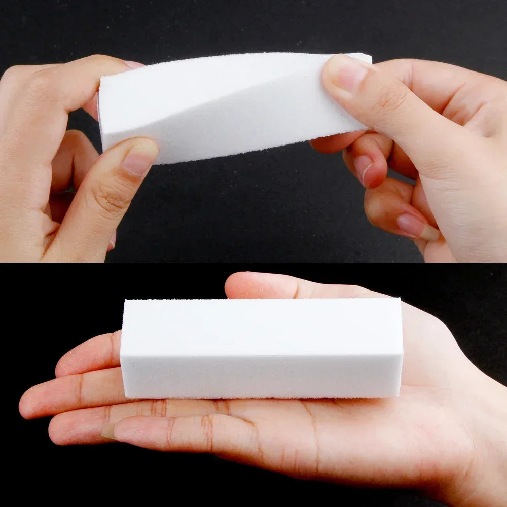 1/20Pcs Nail Art Buffer Block - Nail File for Pedicure Manicure Care Gel Polish Accessories - Sponge Buffer for Tips And Care