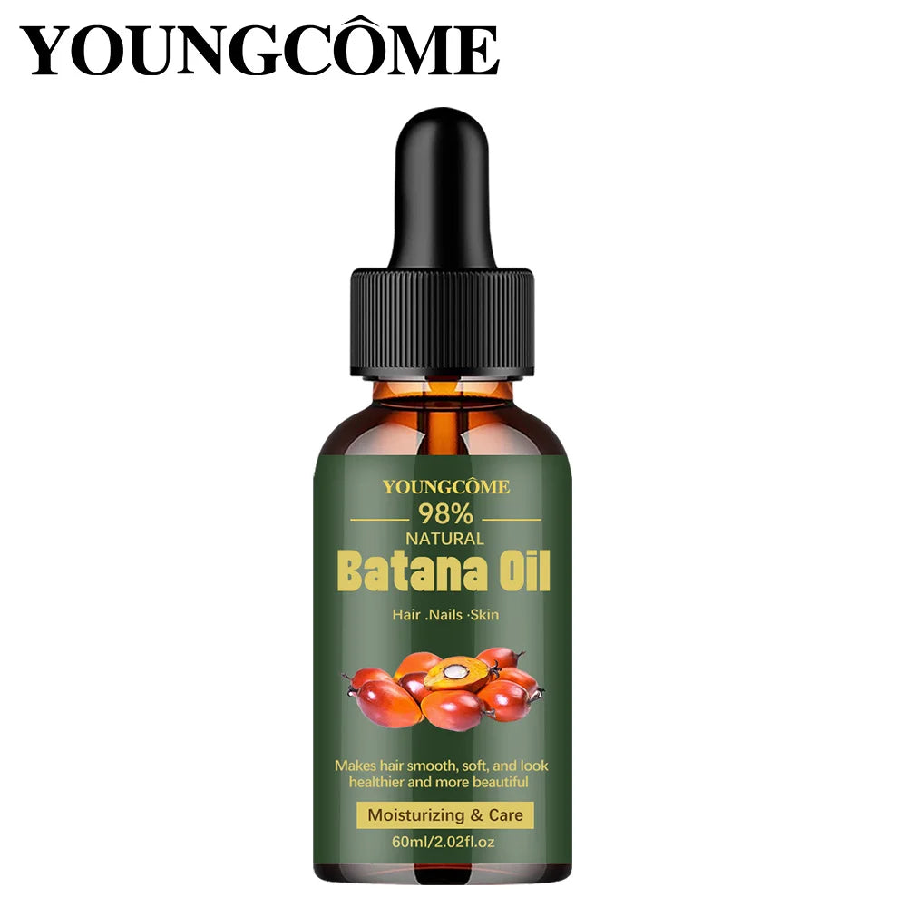 Batana Hair Oil with 40ml, 60ml and 60ml Three-Piece Option Labels, Cosmetic Hair Conditioning Product for Women and Men for At-Home Grooming Routines