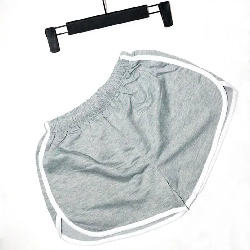 Women's High-Waisted Workout Shorts in Black, Gray or White, Quick-Drying Stretch Activewear in S, M and L for Running, Yoga and Casual Summer Outfits