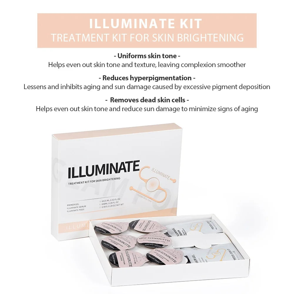 Glam Facial Pod and Capsule Gel Options for Compatible Aqua Bubble Devices, Seven Numbered Type Selections and a Separate Facial CO2 Machine Option