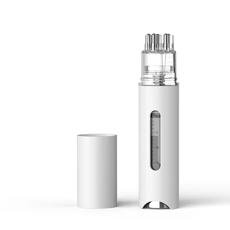 Scalp Oil Applicator Comb, Refillable Manual Liquid Dispenser with 6ml and 15ml Color-Labeled Options for Adult Cosmetic Hair and Scalp Care Routines