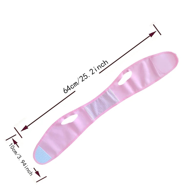 LKK03 Reusable Face Strap, V-Shaped Chin Band Beauty Accessory for Adult At-Home Personal Care Routines with Fit and Material Details to Confirm Before Use
