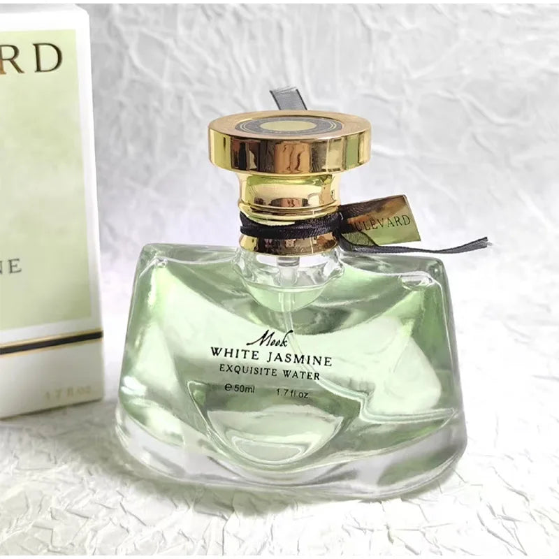Jasmine Perfume with Listed 50ml Size, Night Jasmine or Two-Piece Package Labels and Grapefruit, Tea, Musk and Cedar Scent Notes for Unisex Fragrance Selection