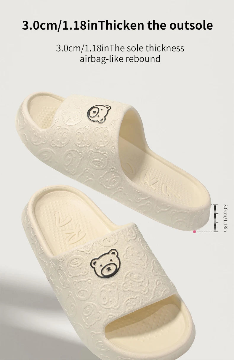 Women's EVA Slippers in Six Colors for Indoor Home and Casual Outdoor Summer Wear, House Sandals with Paired Size Options from 36-37 to 44-45