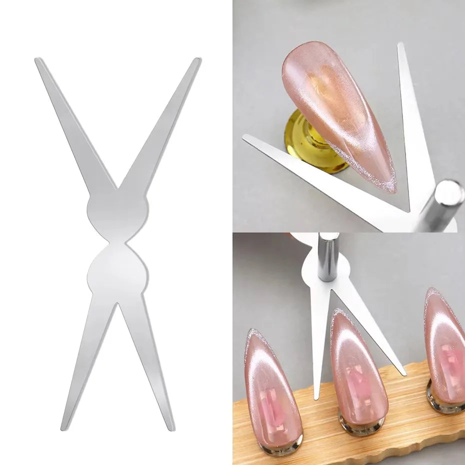 Magnetic Nail Art Tools for Cat Eye Gel Polish, 1-Piece or 6-Piece Set Options for Heart Effects, French Tips and At-Home DIY Manicures