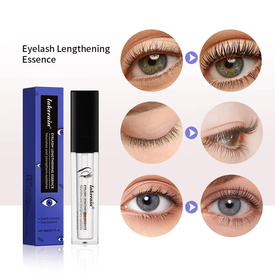 Eyelash Serum and Eyebrow Serum in Listed 8ml Size, Single Lash and Brow Cosmetic Product for Personal Beauty Routines and Everyday Makeup Collections