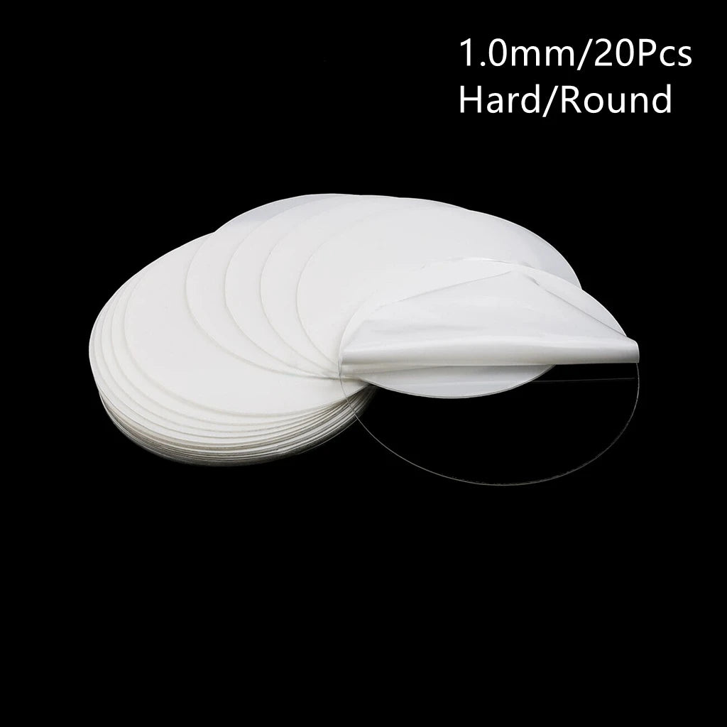Round Dental Vacuum Forming Sheets, 120mm Hard or Soft Plastic in 0.8, 1.0, 1.5 and 2.0mm Options for Professional Retainer and Splint Fabrication