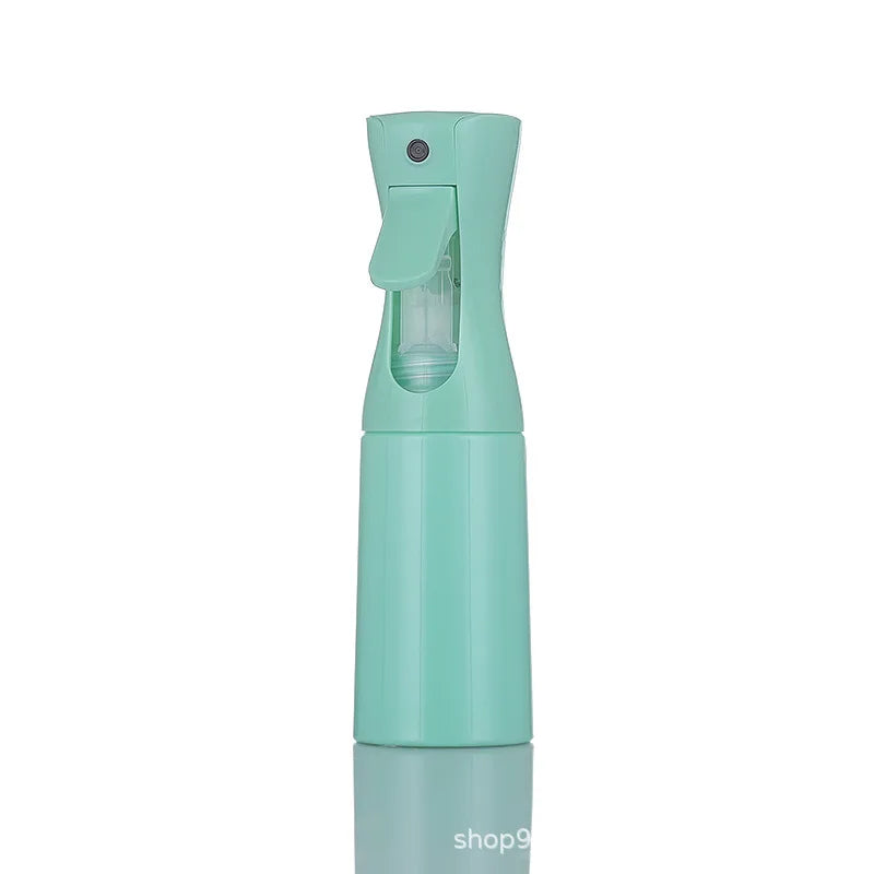 Continuous Spray Bottle with Refillable Fine Mist Design, 200ml, 300ml and 500ml Size Labels and Ten Color Options for Hair Styling, Salon and Garden Routines