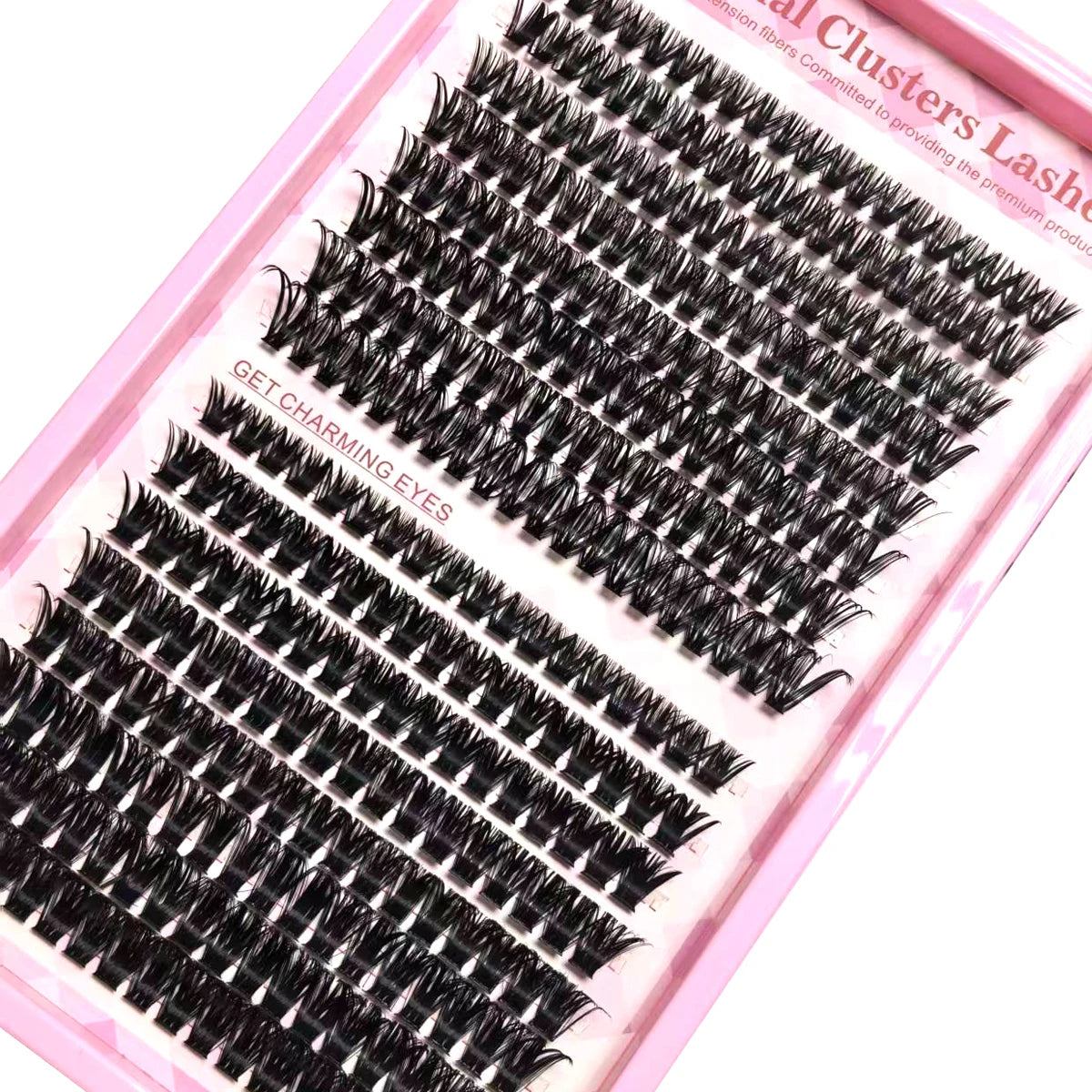 Multi-Row Lash Clusters and Spikes with Manga Style Options, 14, 15, 16 and 30-Row Labels Across 22 Selections for Adult Creative Eye Makeup Looks