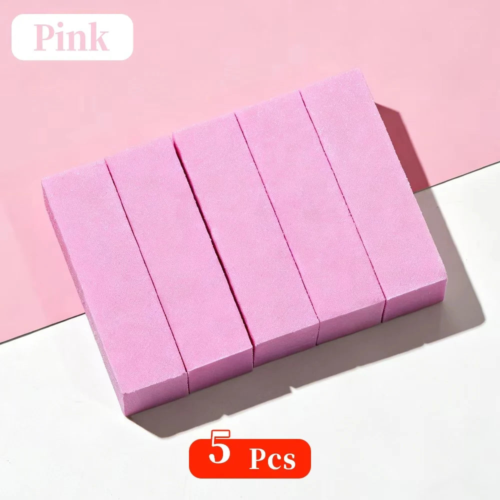 1/20Pcs Nail Art Buffer Block - Nail File for Pedicure Manicure Care Gel Polish Accessories - Sponge Buffer for Tips And Care