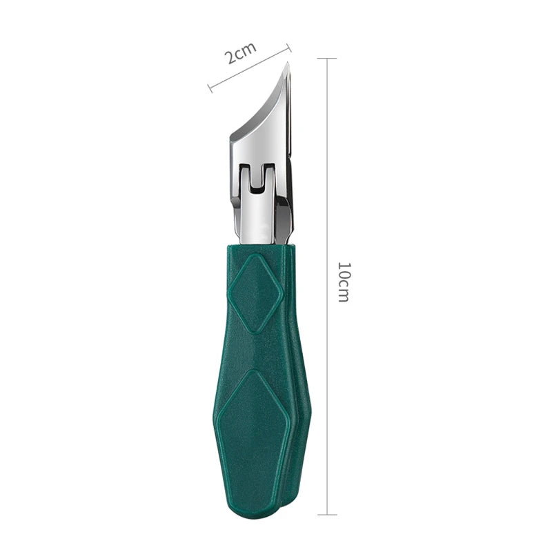 Anti-Splash Nail Trimmer for Adults, Manual Nail Clipper for Everyday Home Manicure and Personal Grooming in A-Green, A-Black or B-Blue