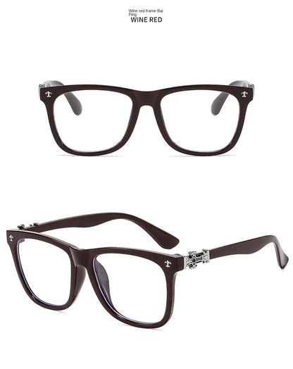 Square Eyeglass Frames for Women and Men with Vintage-Inspired Styling, Seven Coded Fashion Eyewear Options for Everyday Wardrobe and Outfit Coordination