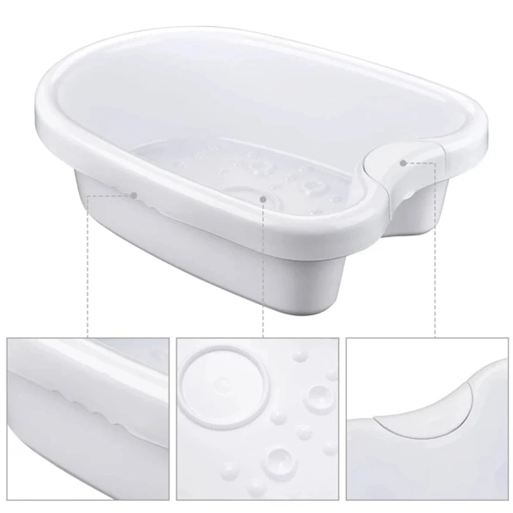 Foot Soaking Basin Only for Personal Foot Bath Routines, Standalone Foot Spa Tub Selection without Verified Heating, Vibration or Ionic Equipment