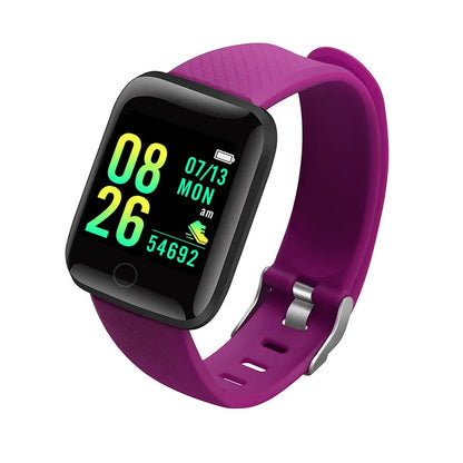 Y68 and 116Plus Fitness Smart Watch with Silicone Wristband, Circular Touch-Button Control and App Setup, Everyday Activity Tracking and Message Reminder References