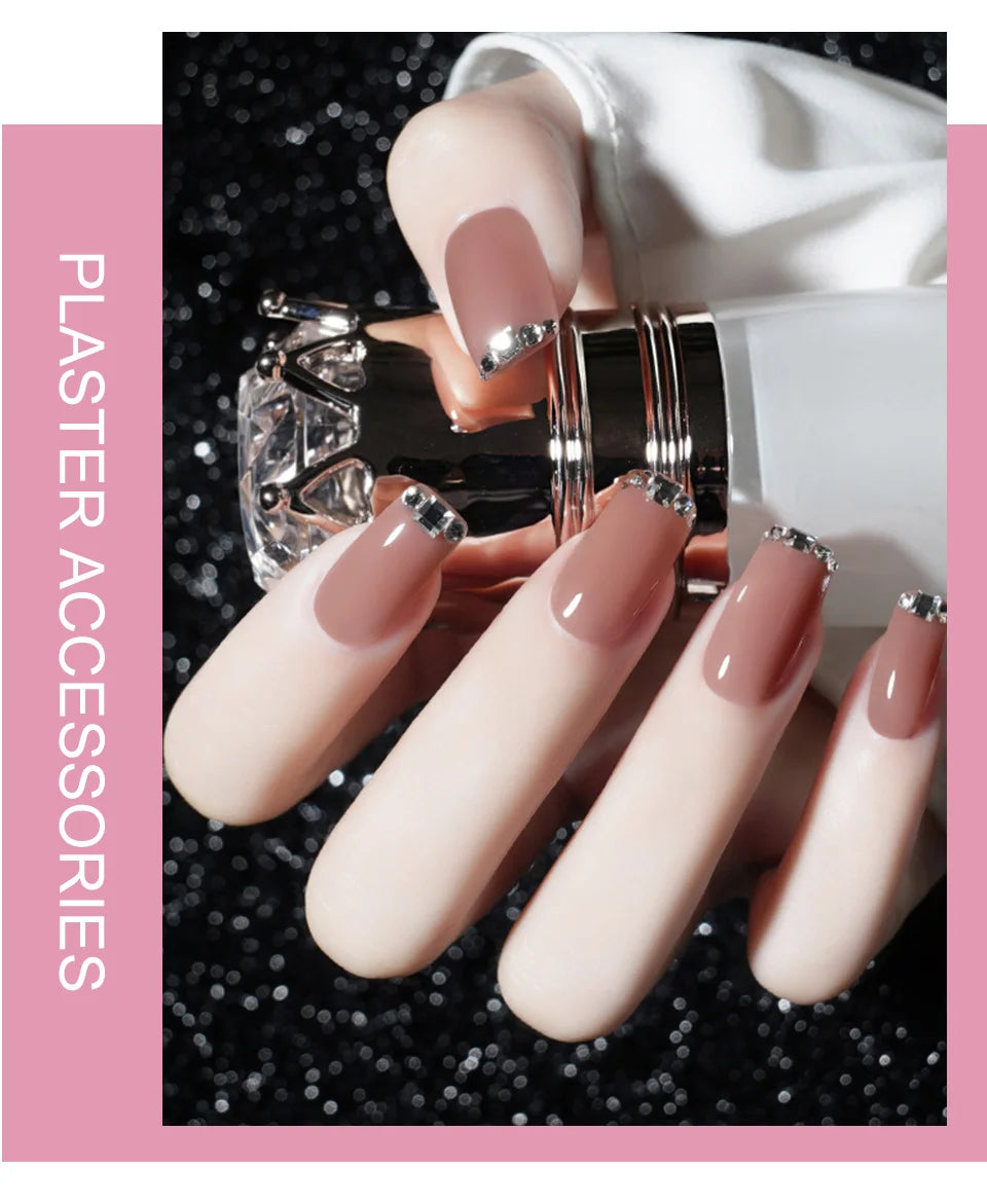 Poly Nail Gel Kit Options for Nail Extensions and DIY Manicure, Single, Three and Six-Piece Gel Selections with Listed 6W LED Lamp Set