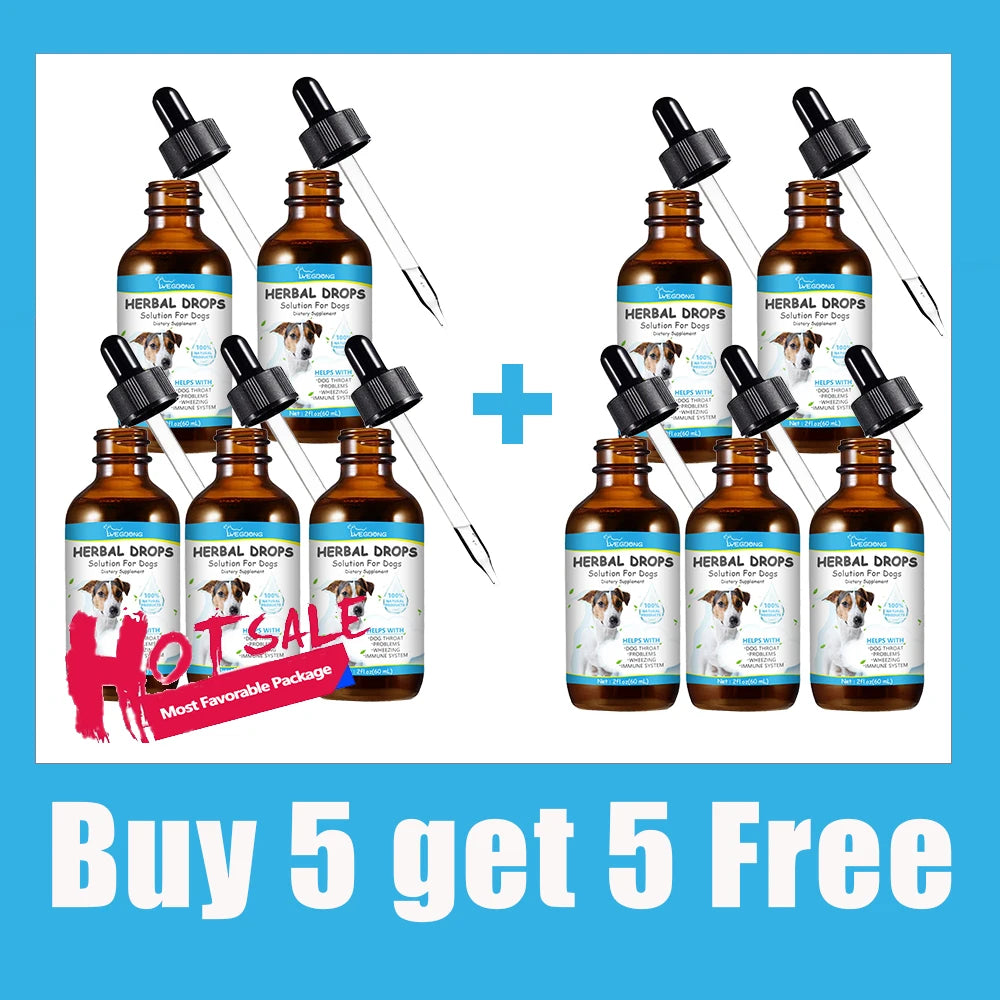 Yegbong Pet Drops, Listed 60ml Boxed Liquid Format with Single-Unit and Multi-Unit Option Labels, Ingredient and Veterinary Suitability Review Required Before Use