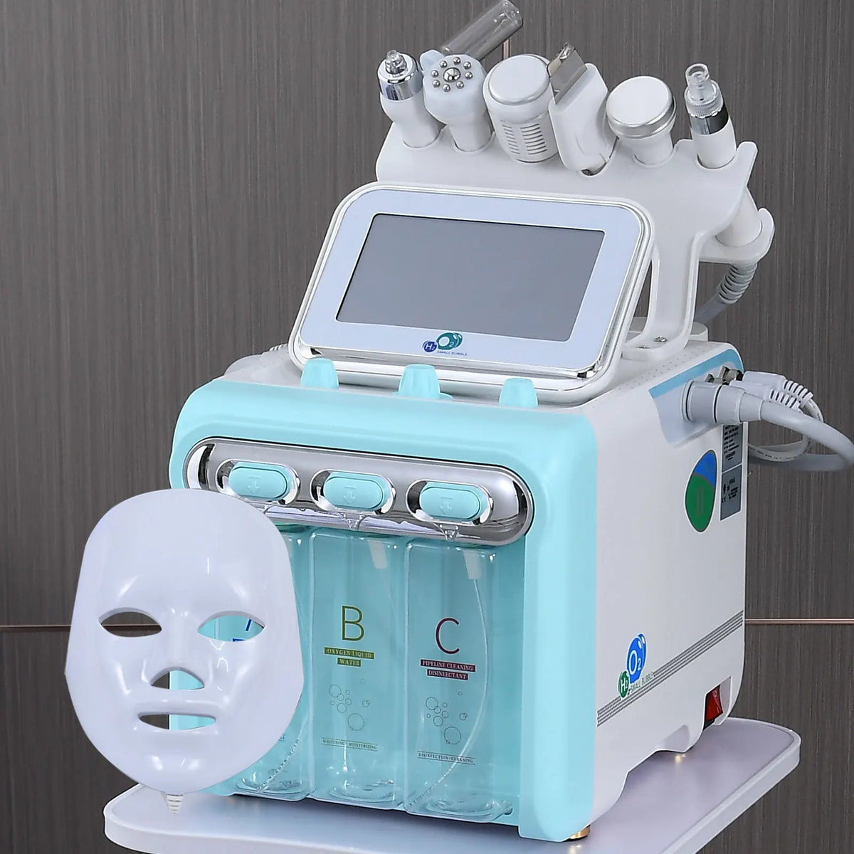 Hydro Facial Beauty Machine with Seven-in-One Title Reference and US Power Source Selection for Cosmetic Equipment and Accessory Compatibility Review