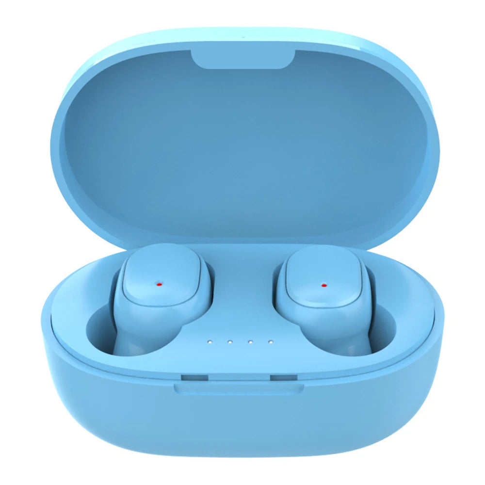 A6S Wireless Bluetooth Earphones, Bluetooth 5.0 Stereo Audio with Touch Control and Five Color Options for Compatible Phone Music and Everyday Calls