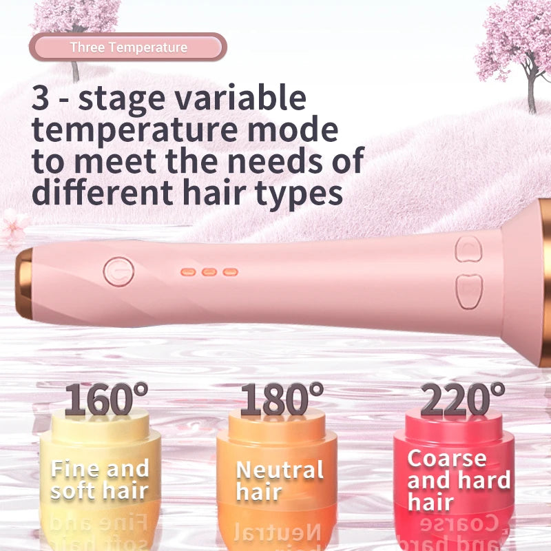 Rotating Automatic Hair Curler with 28mm or 32mm Tourmaline Ceramic Barrel, Fast Heating and Auto Shut-Off for At-Home Curl Styling