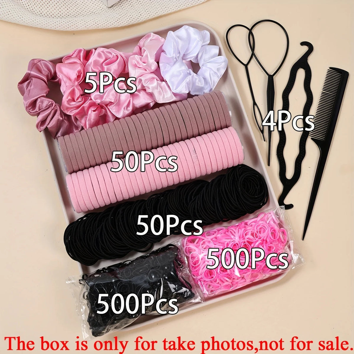 Hair Accessories Set for Women, Twelve Color and Pattern Options with Scrunchie and Ponytail Tie References for Everyday Buns and Outfit Coordination