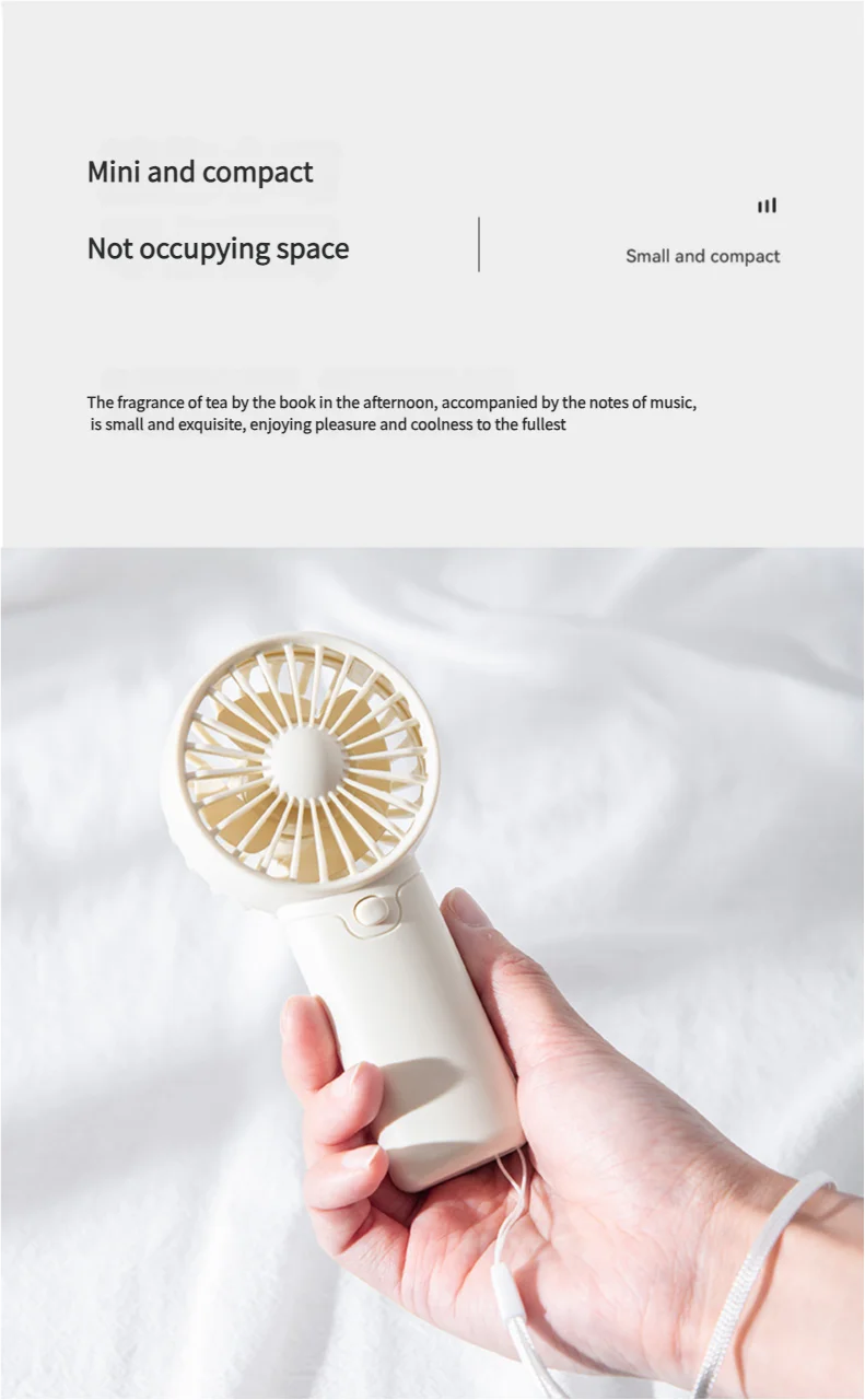 AAA Battery Mini Handheld Fan by MEET SUN, Compact Pocket Personal Fan in White, Pink or Green for Travel and Summer Outings, Batteries Not Included