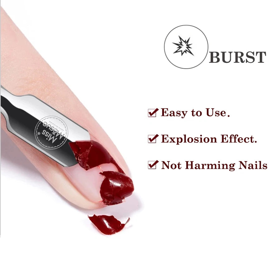 Bulk Gel Polish Remover with 330g, 580g or 1KG Option Labels, Magic Burst Remover for UV Semi-Permanent Nail Varnish and Adult Manicure Routines