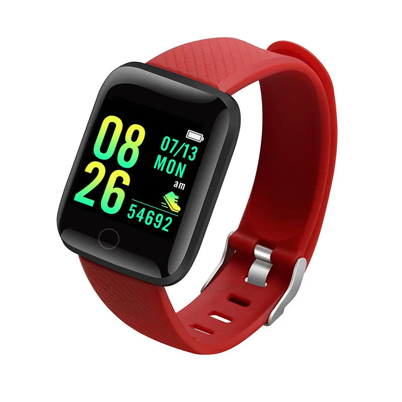 Y68 and 116Plus Fitness Smart Watch with Silicone Wristband, Circular Touch-Button Control and App Setup, Everyday Activity Tracking and Message Reminder References