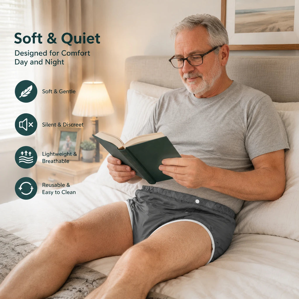 Side-Snap Adult Diaper Cover, Washable Reusable TPU Waterproof Overpants for Use with Disposable Diapers, L XL XXL Sizes and Five Finish Options