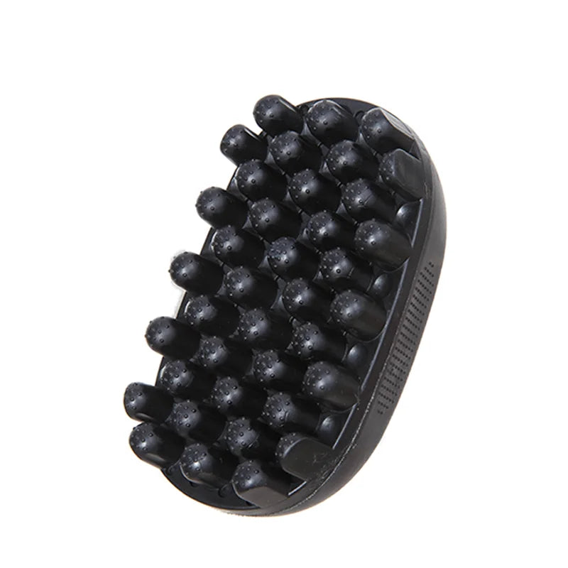 Curl Sponge Brush for Natural Textured Hair Twists and Coils, Black, Blue, Brown or Red Styling Tool with Separate Large Black One-Piece Selection