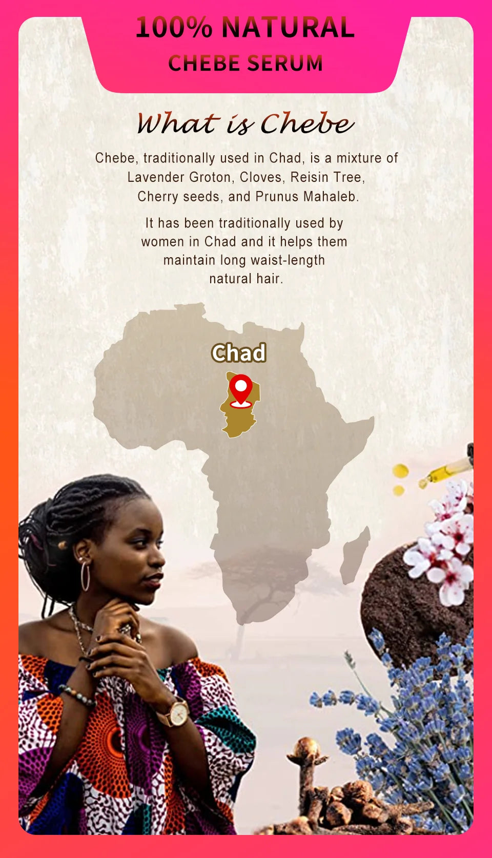 Chebe Hair Powder with One, Two or Three-Piece Pack Options for Label-Guided Cosmetic Hair Care Selection and Personal Routine Planning
