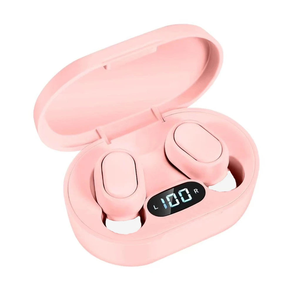 E7S TWS Wireless Earbuds, Bluetooth Earphones with Microphone in White, Blue, Green, Black, Yellow or Pink for Compatible Device Music and Hands-Free Calls