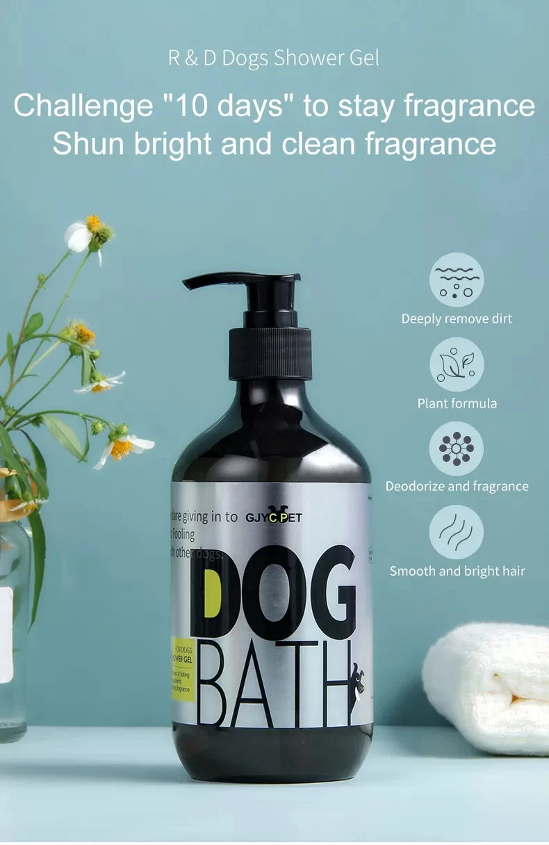 Pet Shampoo for Bath-Time Grooming, Dog 500ml and Cat 500ml Options Plus a 100ml Pet Shampoo Choice for At-Home Coat Cleaning Routines