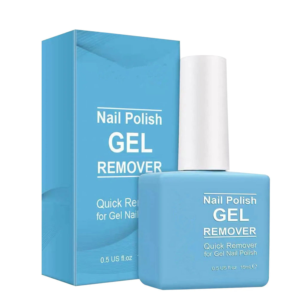 Brush-On Gel Nail Polish Remover with Listed 15ml Content and Single-Bottle Package Reference, Nine Coded Options for Adult Manicure Removal Routines