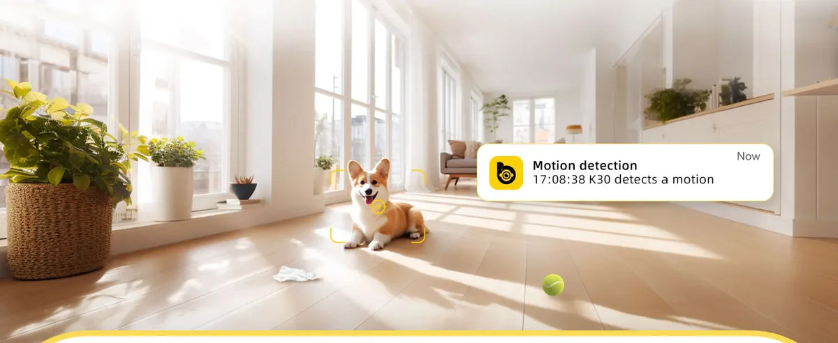 Indoor WiFi Security Camera by BoyKeep, Listed 2K Video with Dual-Band WiFi, 360-Degree PTZ, Infrared Night Vision and Two-Way Audio, USB Selection