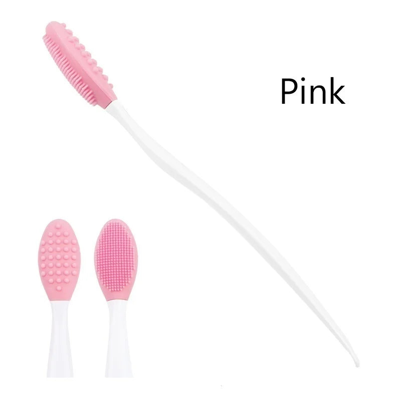 Silicone Face Cleansing Brush for Face and Nose Washing, Skincare Exfoliating Tool with Replacement Head Wording, Single and Four-Piece Color Options