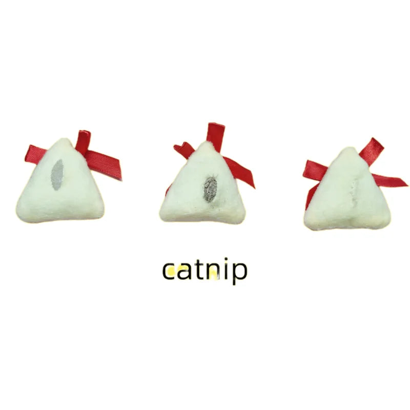 Mini Catnip Plush Cat Toys in Random Assortment Packs, 10, 15, 20, 30, 50 or 100 Pieces with Built-In Catmint Wording for Supervised Indoor Pet Play